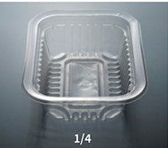 Cargar imagen en el visor de la galería, BANDEJA PLASTICA  1/4 /  SIN TAPA / 1X100 UND
